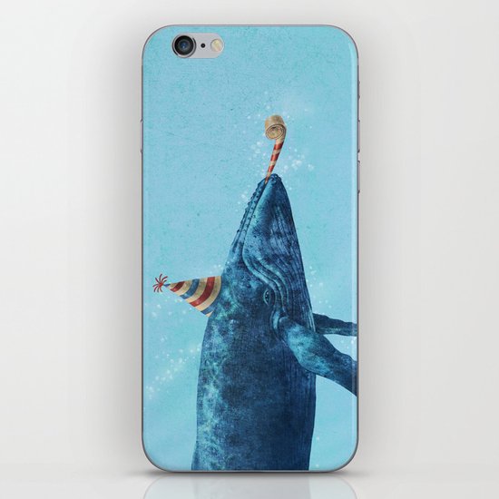 Party Whale iPhone & iPod Skin