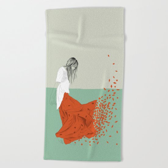 Woman Color 9 Beach Towel