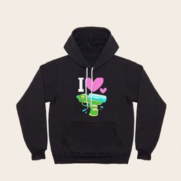 I Love Water Gun Squirt Gun Hoody