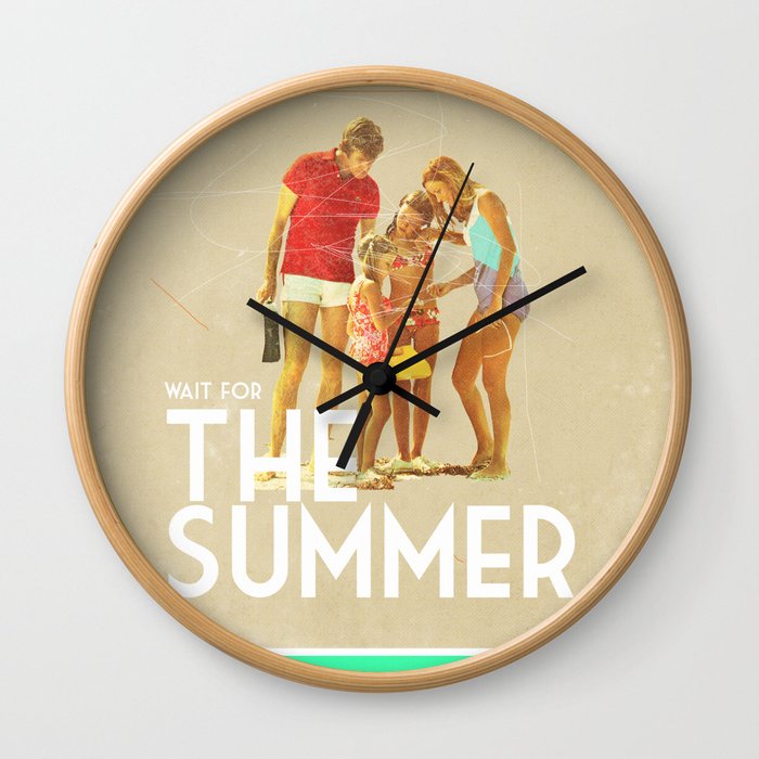For The Summer Wall Clock