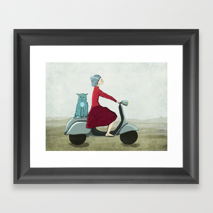 Holidays with my Smumric Framed Art Print