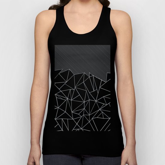 Ab Linear Grey Unisex Tank Top