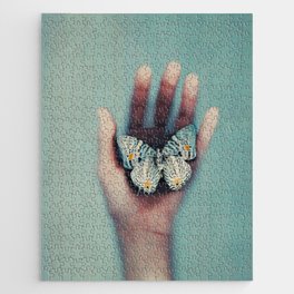 Catch (butterfly scanography) Jigsaw Puzzle