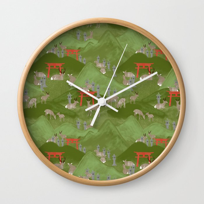 Nara Deer Wall Clock