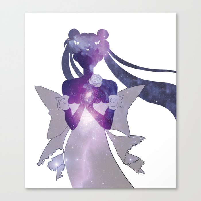 Princess Serenity - Purple Galaxy Canvas Print