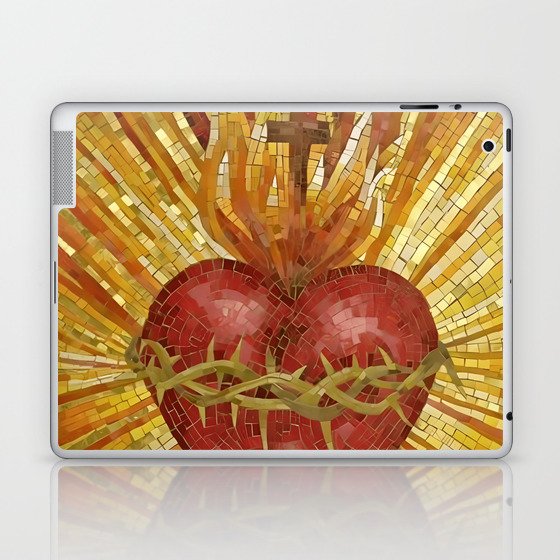 Sacred heart stained glass Laptop & iPad Skin