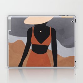 Woman at The Beach 1 Laptop Skin