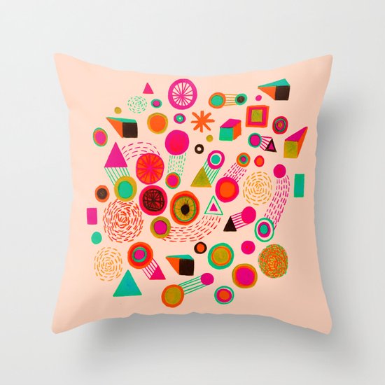 Galaxies III Throw Pillow