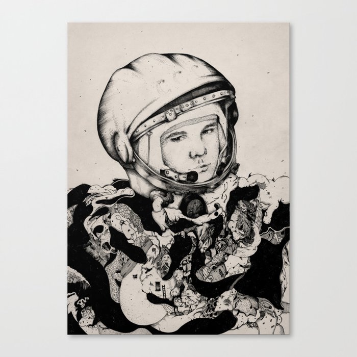 From Gagarin's Point Of View  Canvas Print