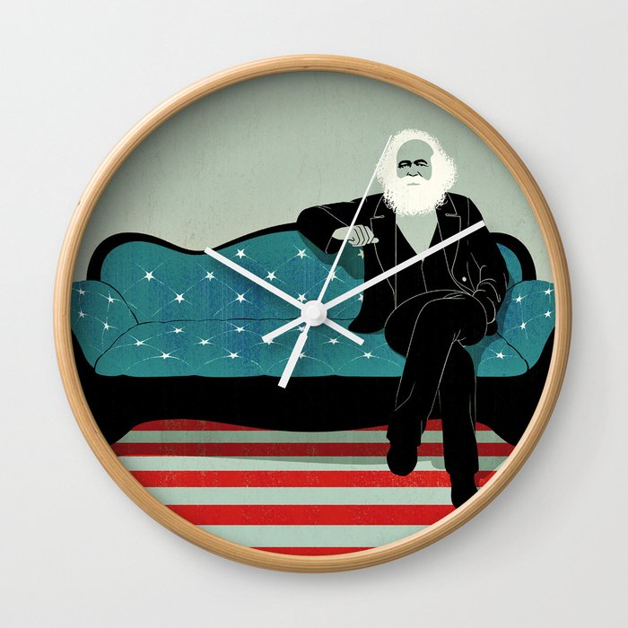 Marx in the USA Wall Clock