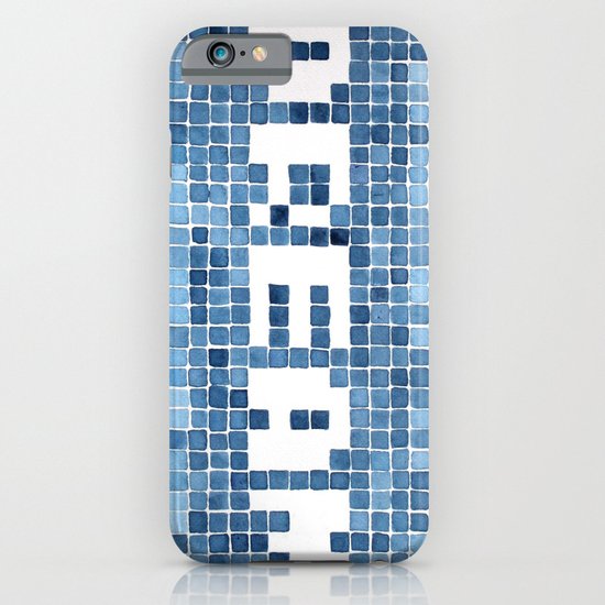 Dream watercolor mosaic typography iPhone & iPod Case