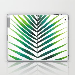 Tropical Palm Leaf #1 | Watercolor Painting Laptop Skin