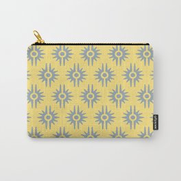 Mid Century Modern Bang Pattern 272 Grey Yellow Carry-All Pouch | Mid, Century, Retro, Abstract, Atomic, Modern, Pattern, Graphicdesign, Textile, Modernist 
