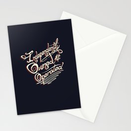 Independently Owned & Operated Stationery Cards