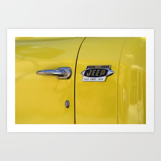 Yellow Jeep
Art Print