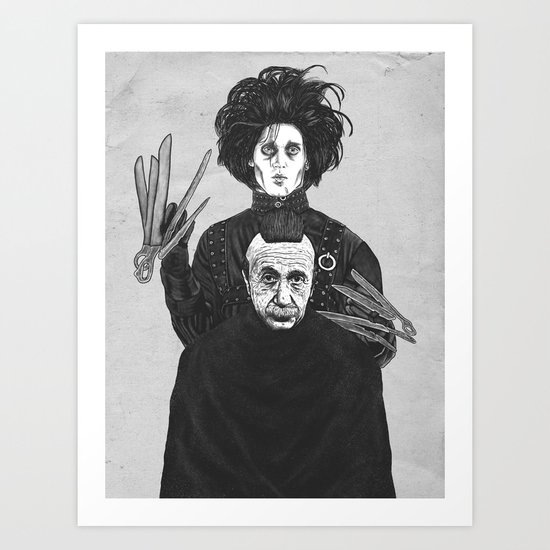 Bored With My Old Hairstyle Art Print