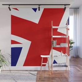Union Jack Close Up Wall Mural