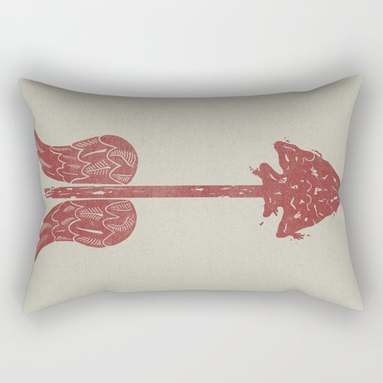 Arrow on the Doorpost Rectangular Pillow