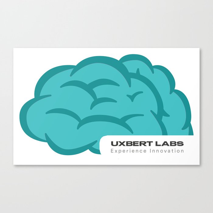 UXBERT Labs Brain Canvas Print