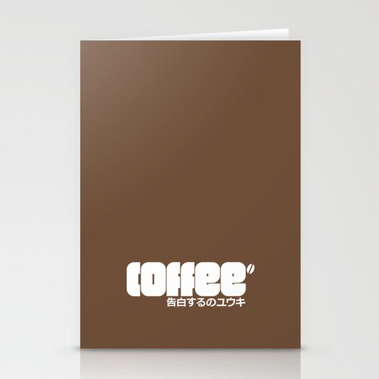 COFFEE Logo Stationery Cards