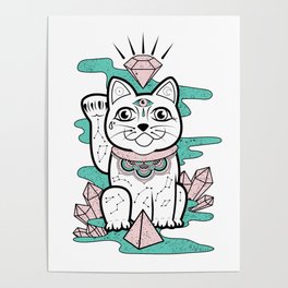 Lucky Cat Poster