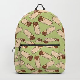Burrito Backpack | Vector, Beef, Unhealthy, Restaurant, Meal, Pepper, Graphicdesign, Snack, White, Breakfast 