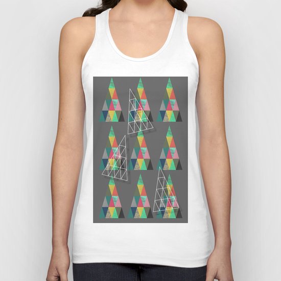 Xmas Trees Unisex Tank Top