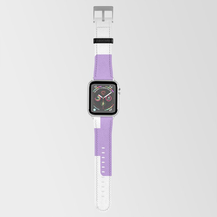4 (Lavender & White Number) Apple Watch Band