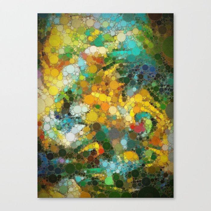 Color Mosaic Canvas Print