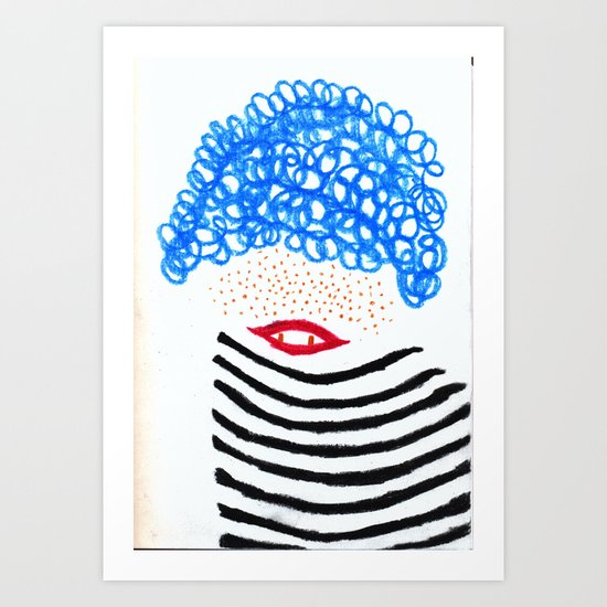 Intrigued Art Print