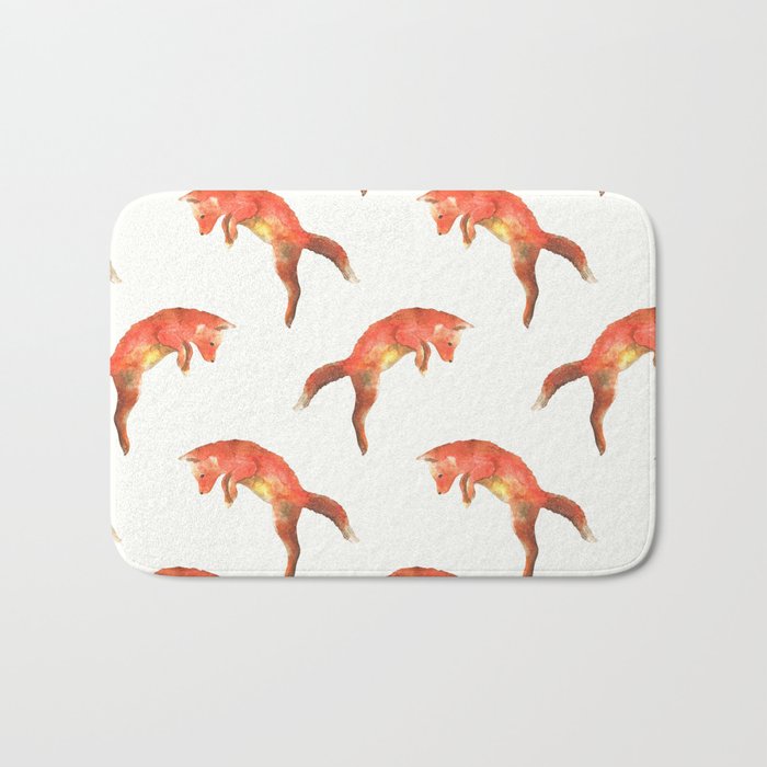 Pouncing Fox Bath Mat