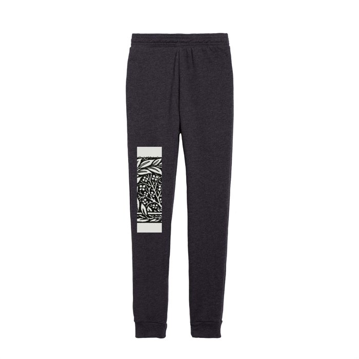 Love is Enough - Initial letter 'L' entwined with Laurel Leaves  Kids Joggers