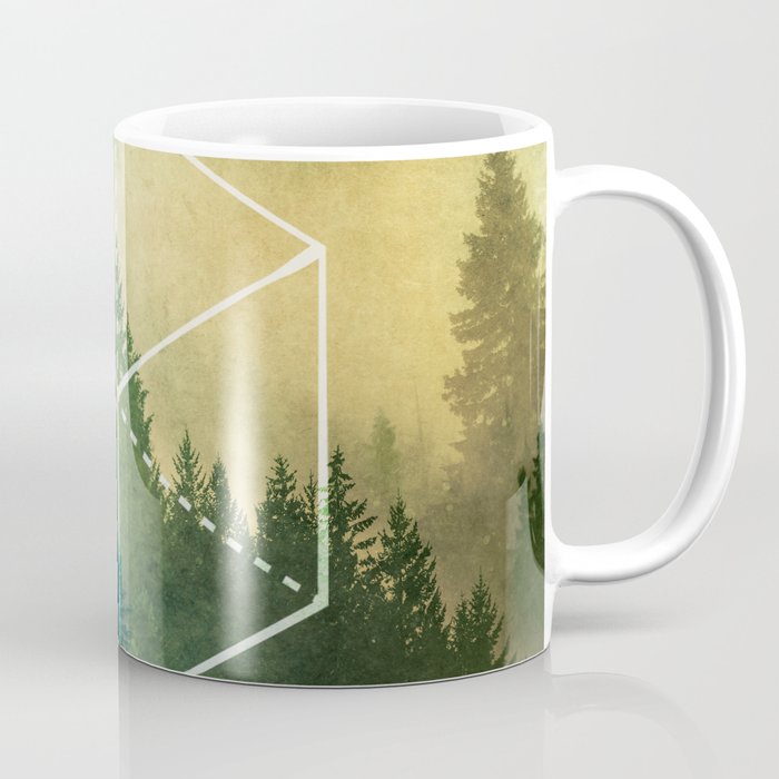 The Elements Geometric Nature Element of Earth Coffee Mug