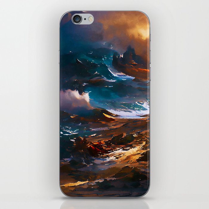 Stormy Ocean iPhone Skin