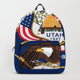 Utah State Flag Backpack | Stateflag, Home, Utah, Sticker, Shirt, Utahn, Curated, Birthdaygift, Utahflag, Utahhome 