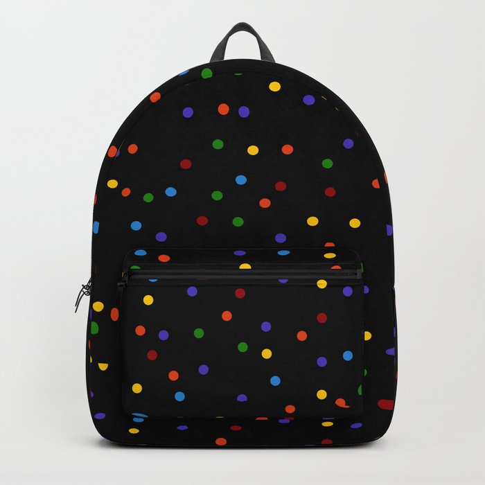 Black online rainbow backpack