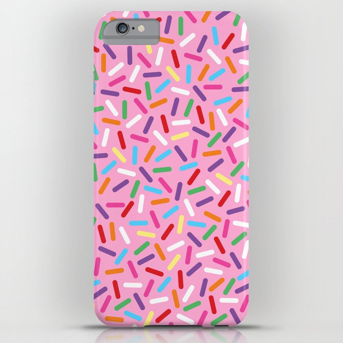 Pink Donut with Sprinkles iPhone Case