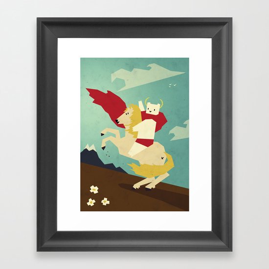Forward! Framed Art Print