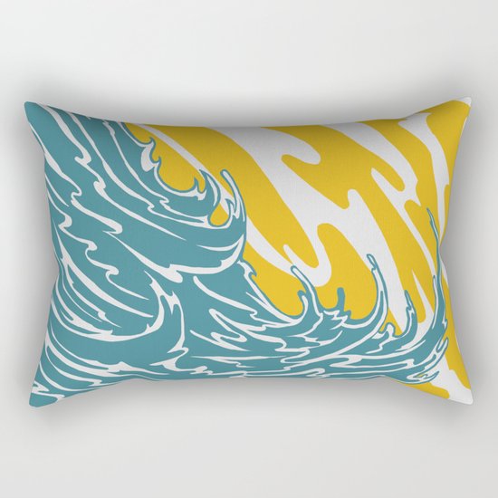Waves Rectangular Pillow