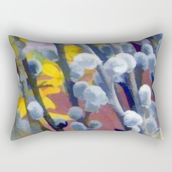 Pussy Willow Rectangular Pillow