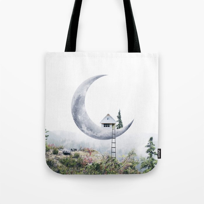 Moon House Tote Bag
