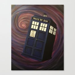 Doctor Who TARDIS Canvas Print