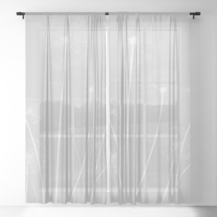Dandelions Sheer Curtain