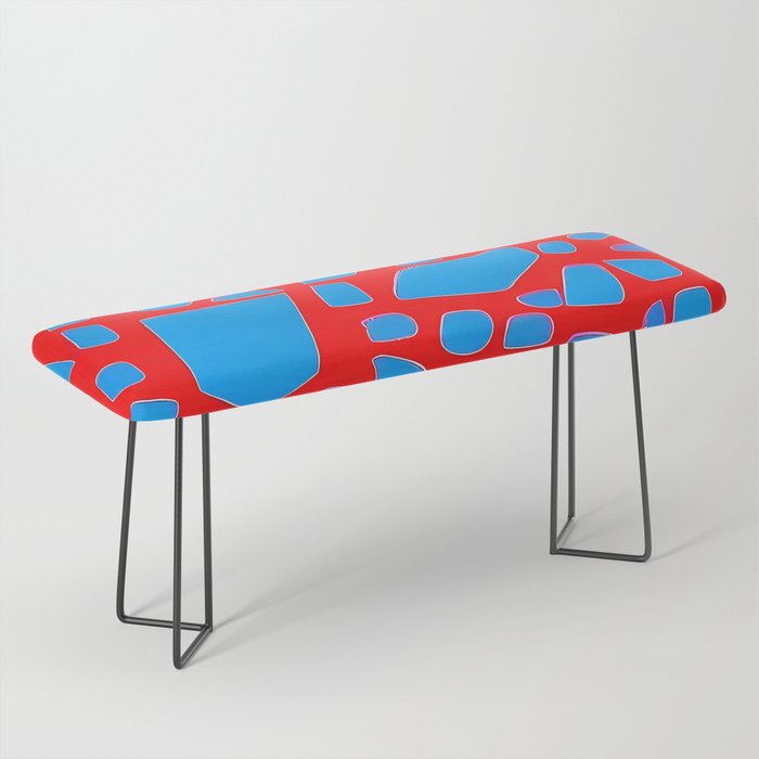 Matisse inspired style pattern Bench
