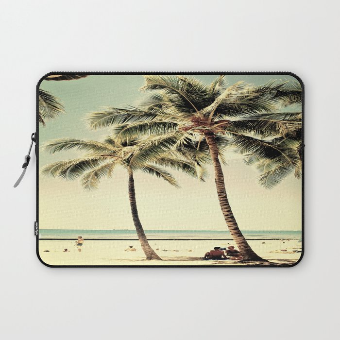 Society6 ケース Vintage Palm Tree with Hawaii Summer Sea Bea Retro Vintage Palm Tree with Hawaii Summer Sea Beach iPhone