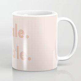 inhale exhale – blush Coffee Mug | Bohemian, Selfcare, Meditation, Meditate, Pink, Breath, Positive, Minimal, Yogi, Graphicdesign 