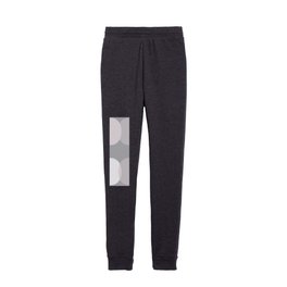 Abstract Low Contrast Circles Kids Joggers