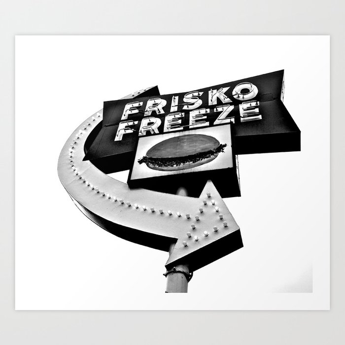 Frisko Freeze Art Print