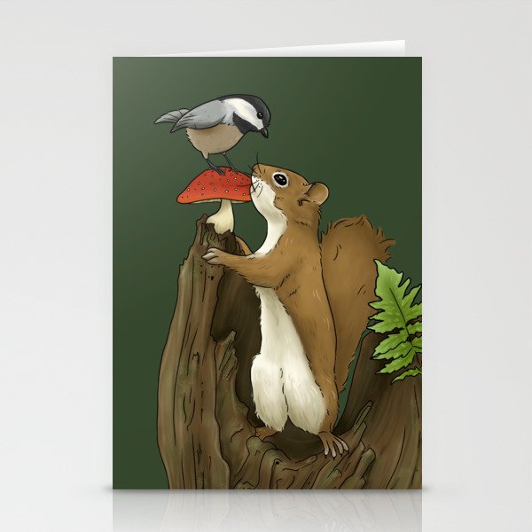 Forest friends Stationery Cards
