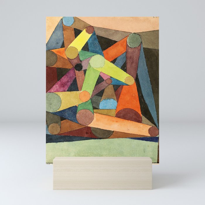 Paul Klee - Geöffneter Berg - Opened Mountain Mini Art Print